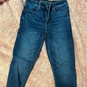 American eagle jeans super high rise size 2 R